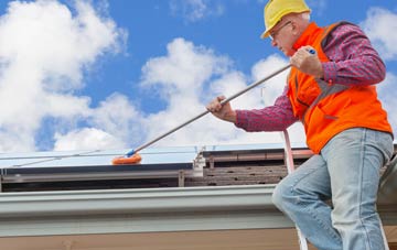 Houndwood soft wash roof cleaning